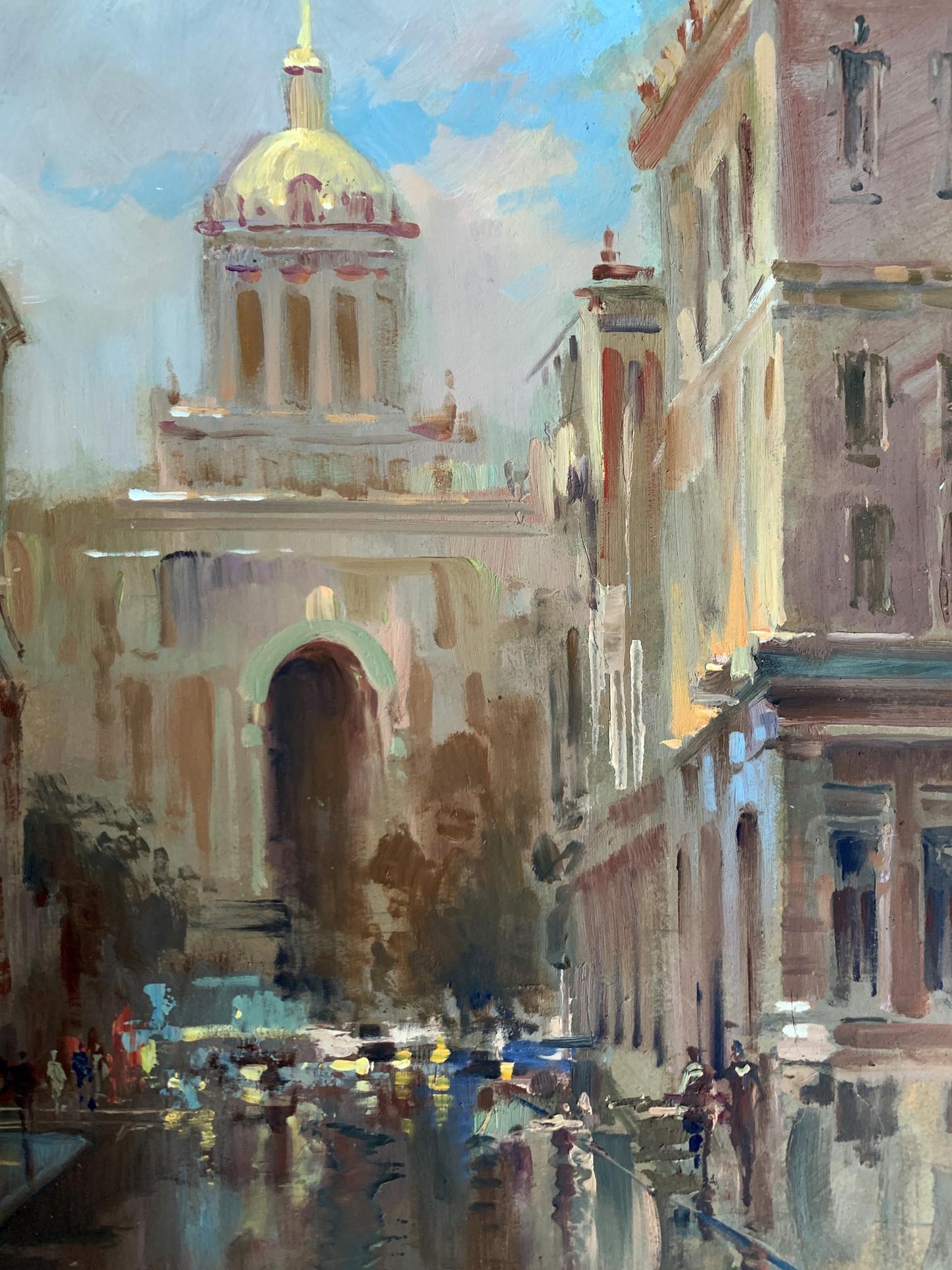 OIl painting City Hall Yuriy Suprunchuk