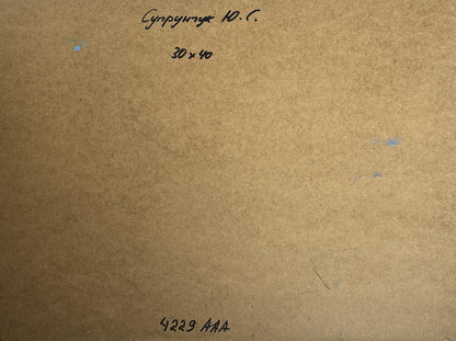 Oil painting Sea and village coziness Yuriy Suprunchuk