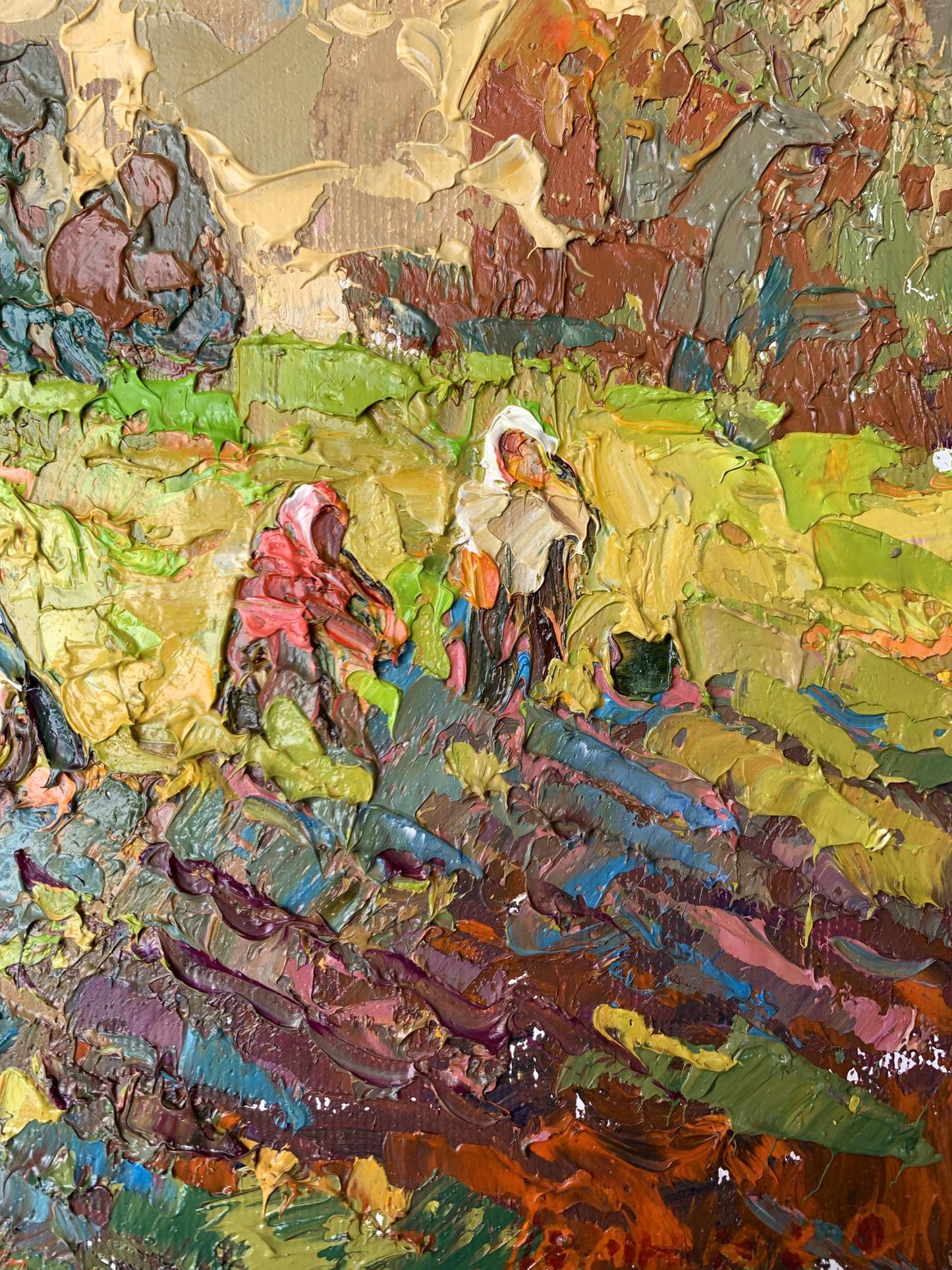 Oil painting Village days Oleksiy Ivanyuk