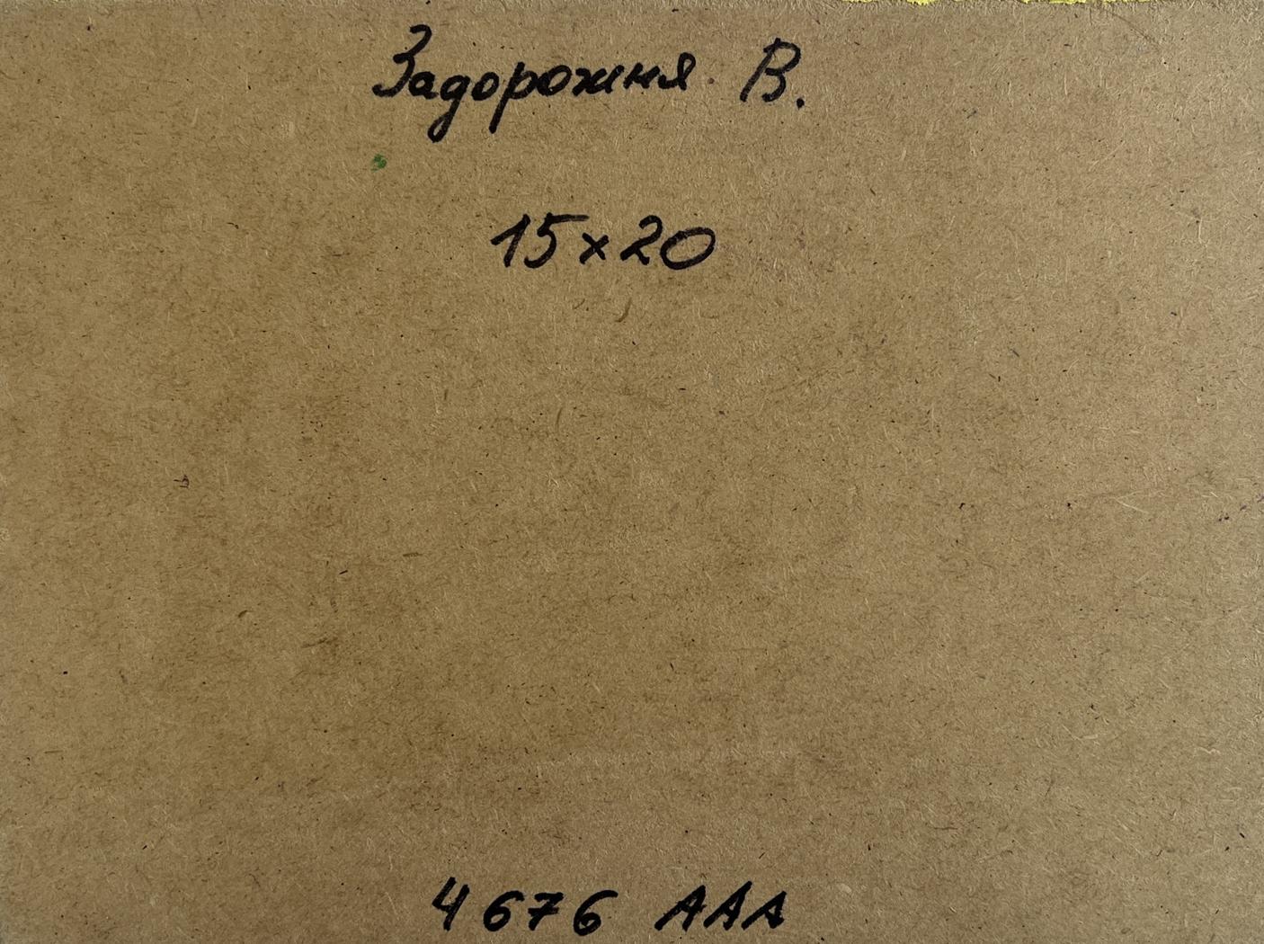 Oil painting Different shades of sunset V. Zadorozhnya