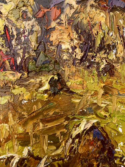 Oil painting After haymaking Ivanyuk Oleksiy