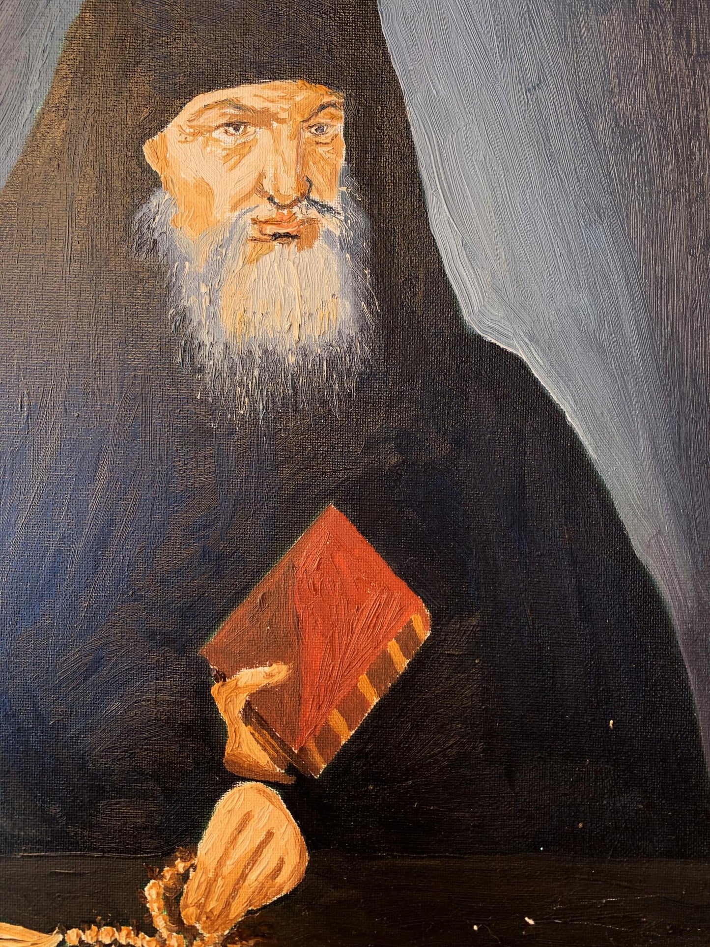 Oil painting Venerable Macarius of Optina Oleksandr Gukalov