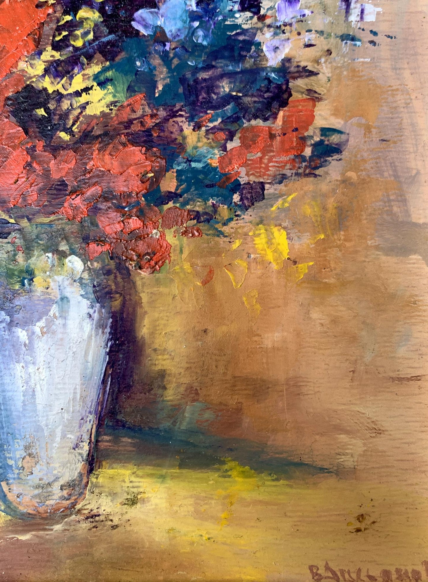 Oil painting Spring flowers Unknown artist