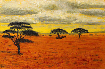 Oil painting Savannah Andriy Klishyn