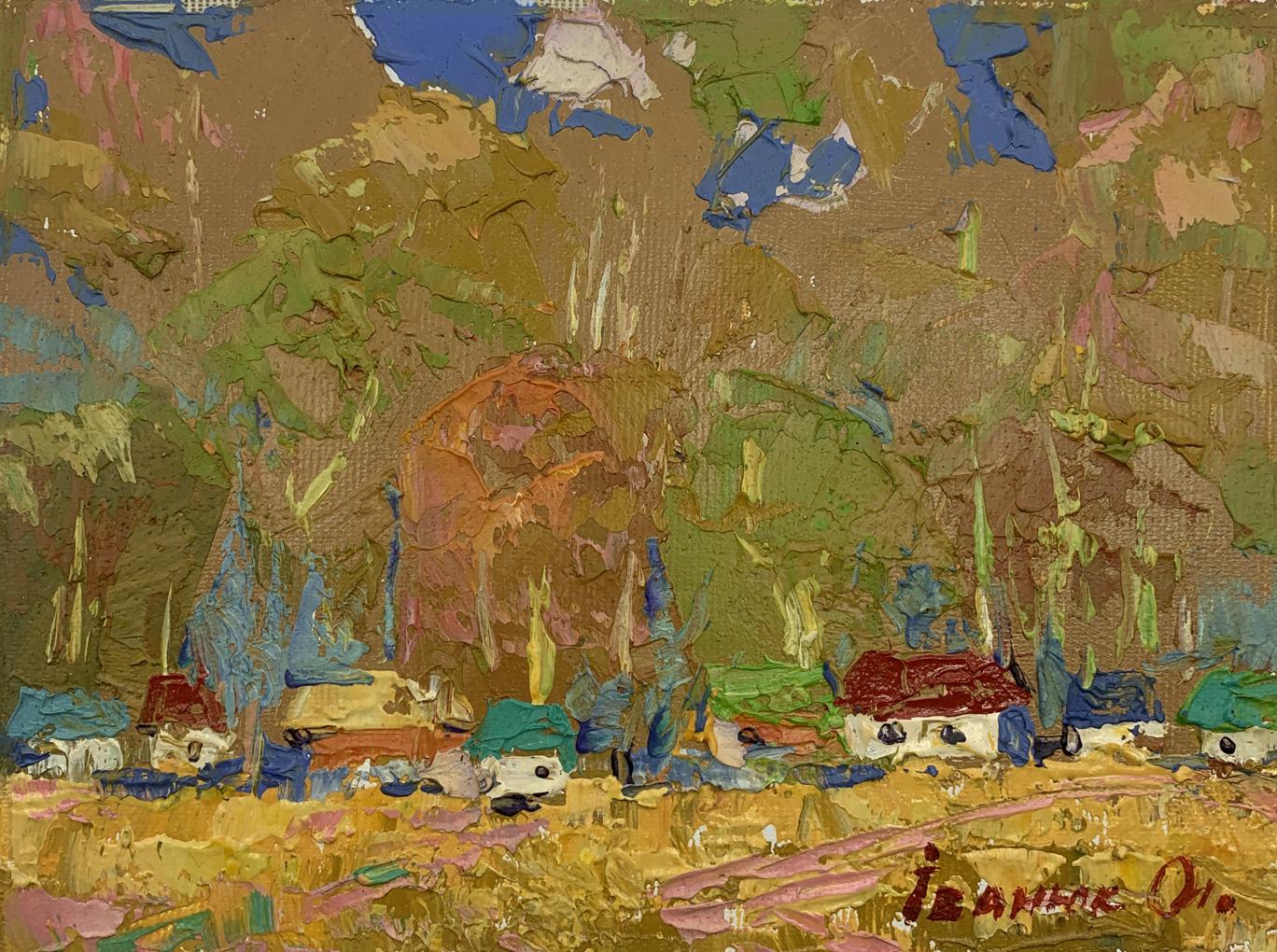 Oil painting Autumn motif Alex Ivanyuk