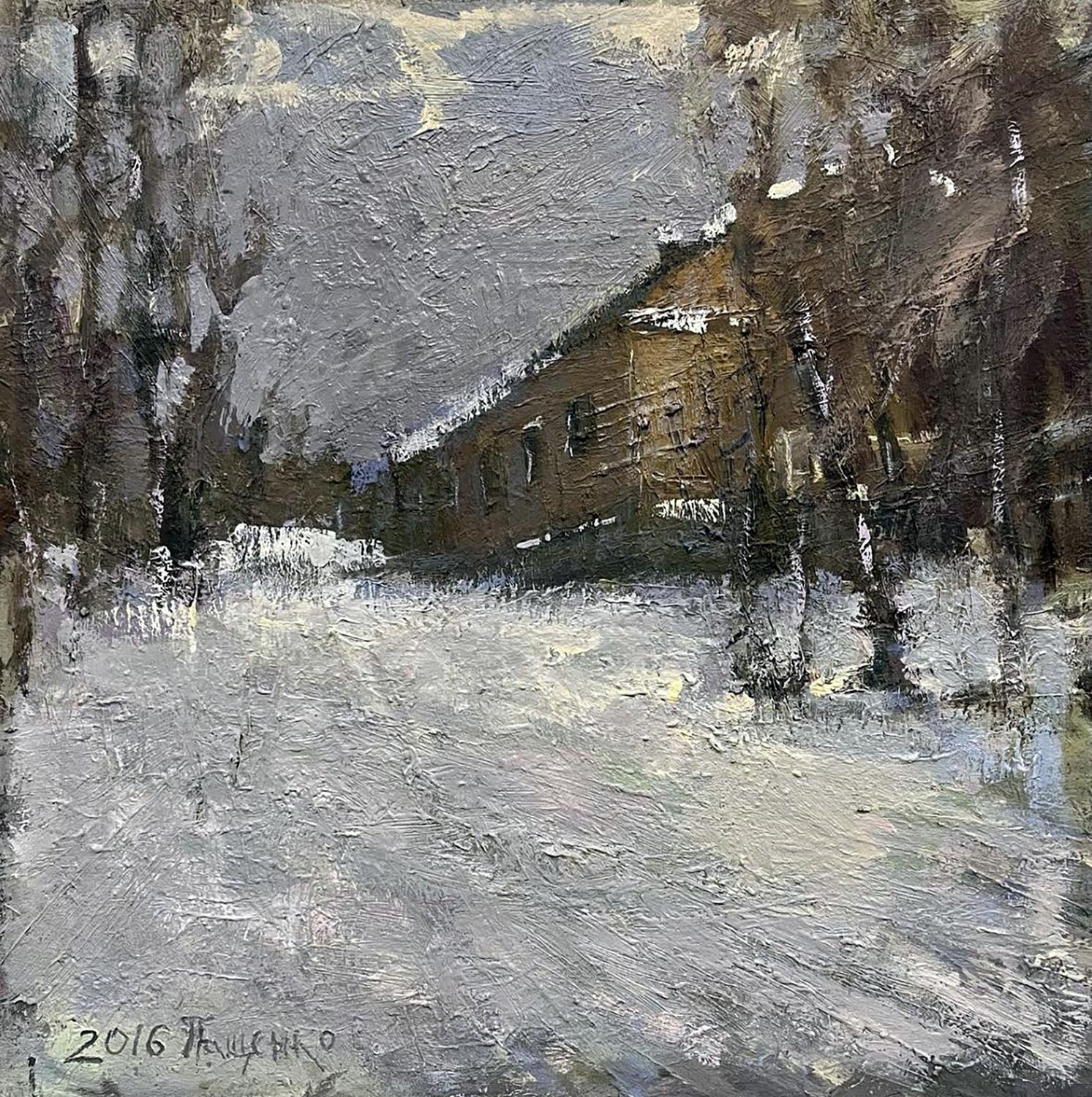 Oil painting City alleys Volodymyr Pashchenko