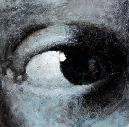 Oil painting Famous girl Ed Potapenkov