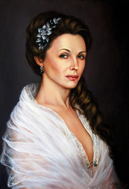 Oil painting Portrait of Margarita Valeriy Bulat