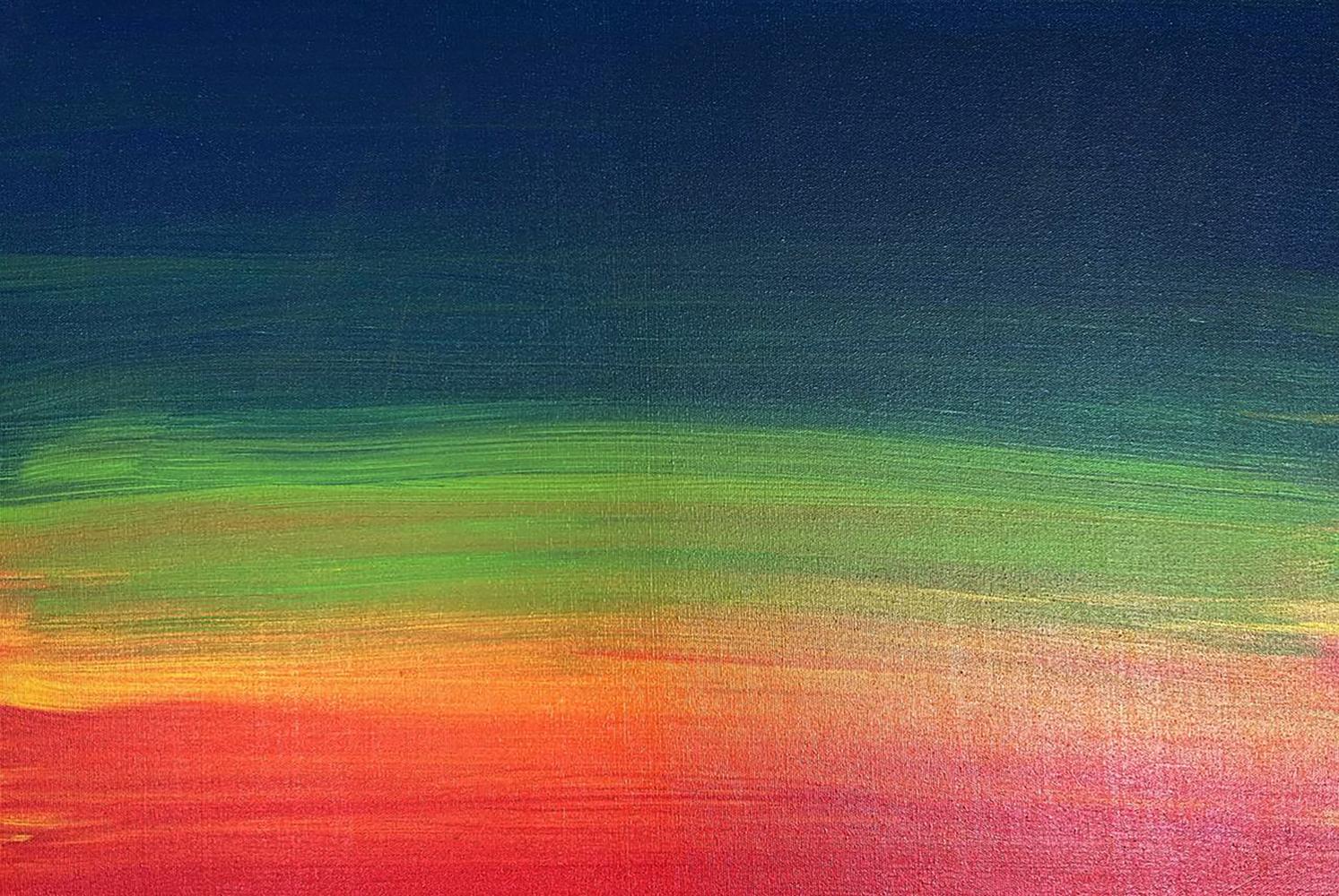 Acrylic painting Calm and focused Olga Melezhik