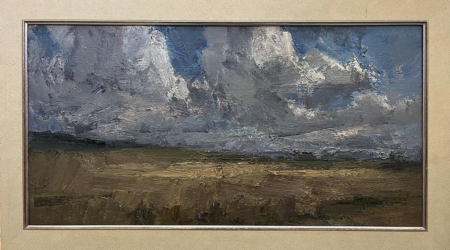 Oil painting Clouds over the field Arsen Rustamov