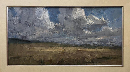 Oil painting Clouds over the field Arsen Rustamov