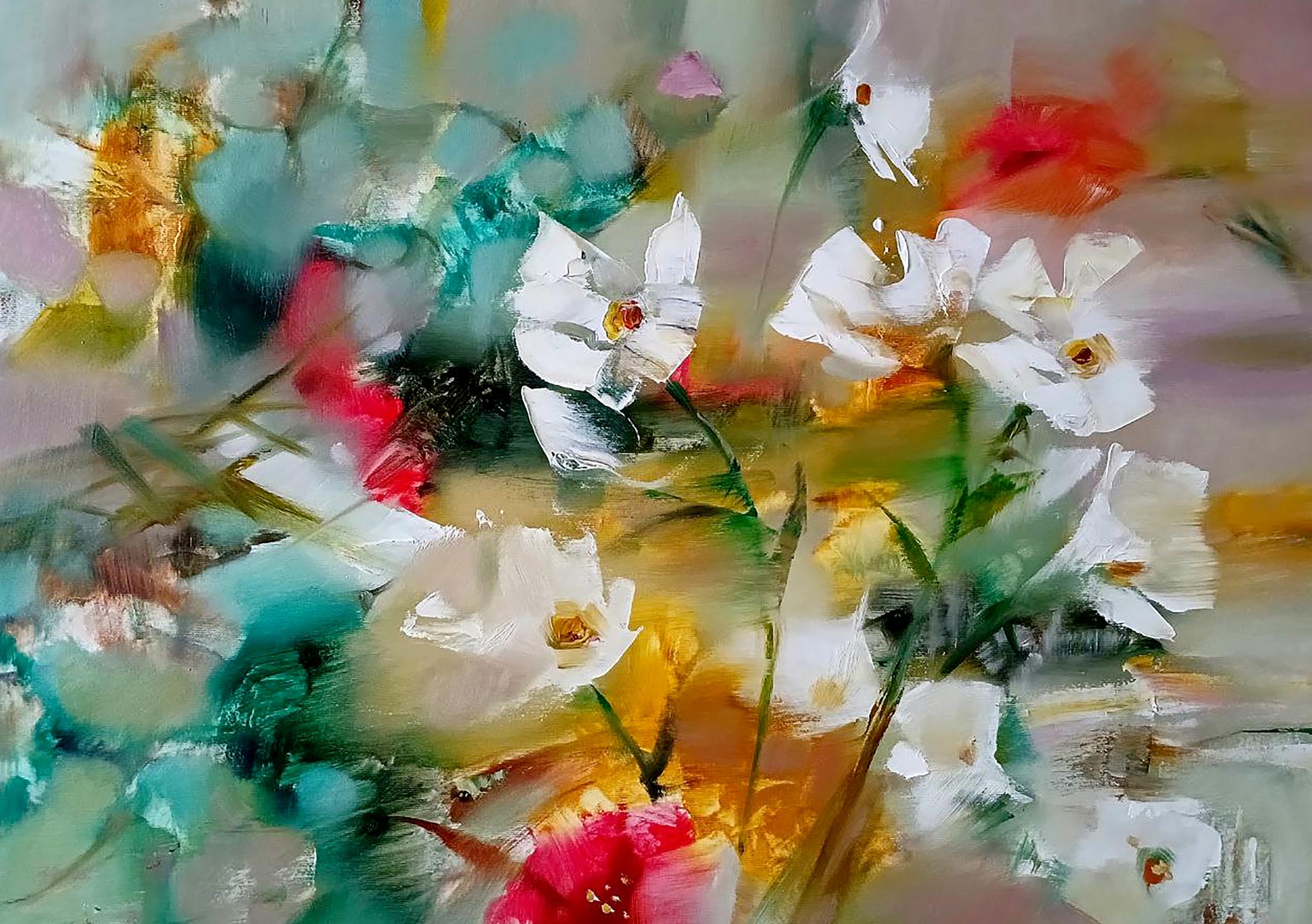 Abstract oil painting Breeze Anatoly Tarabanov