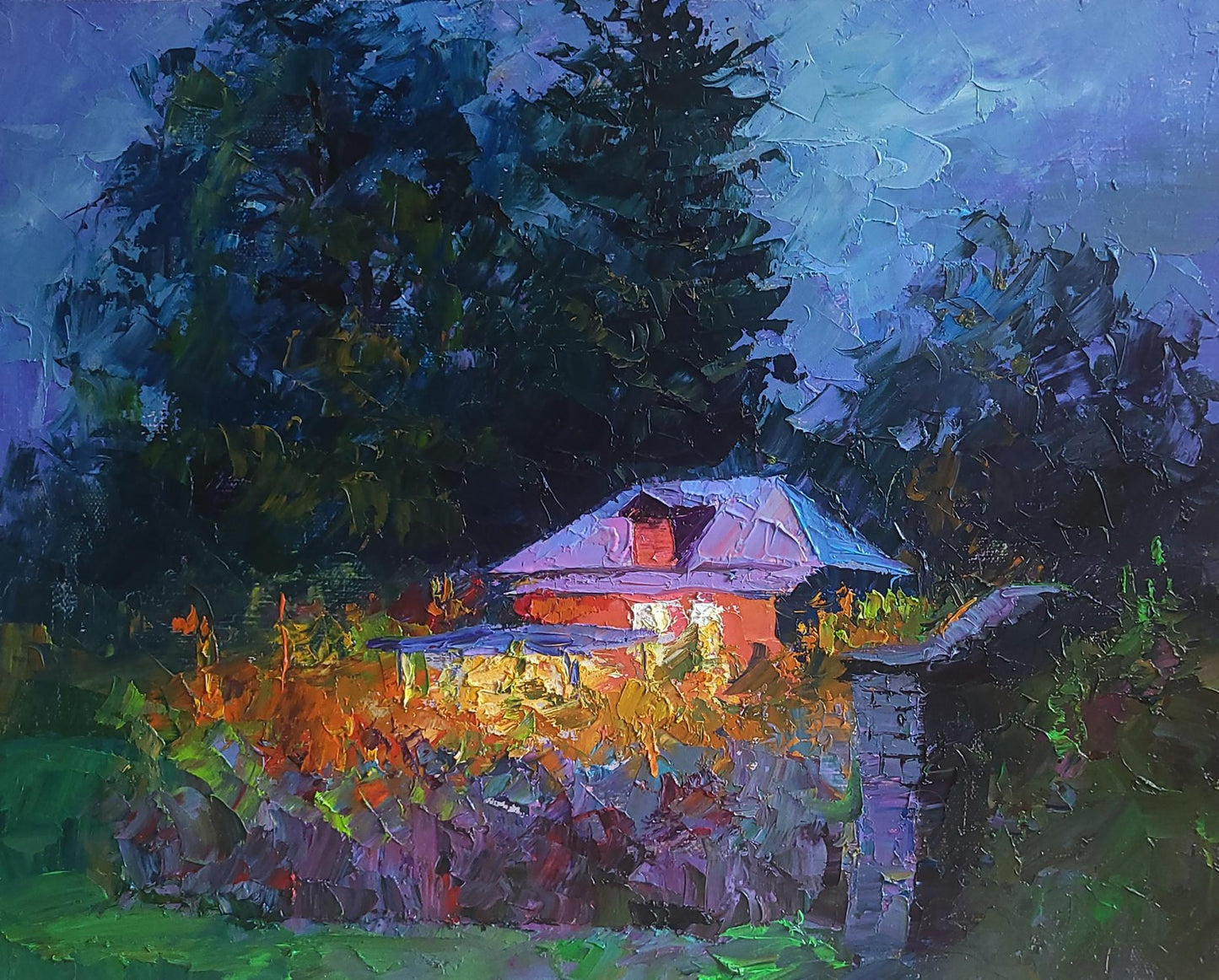 Oil painting Evening Boris Serdyuk