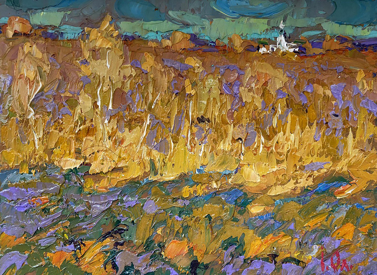 Oil painting Autumn distance Oleksiy Ivanyuk