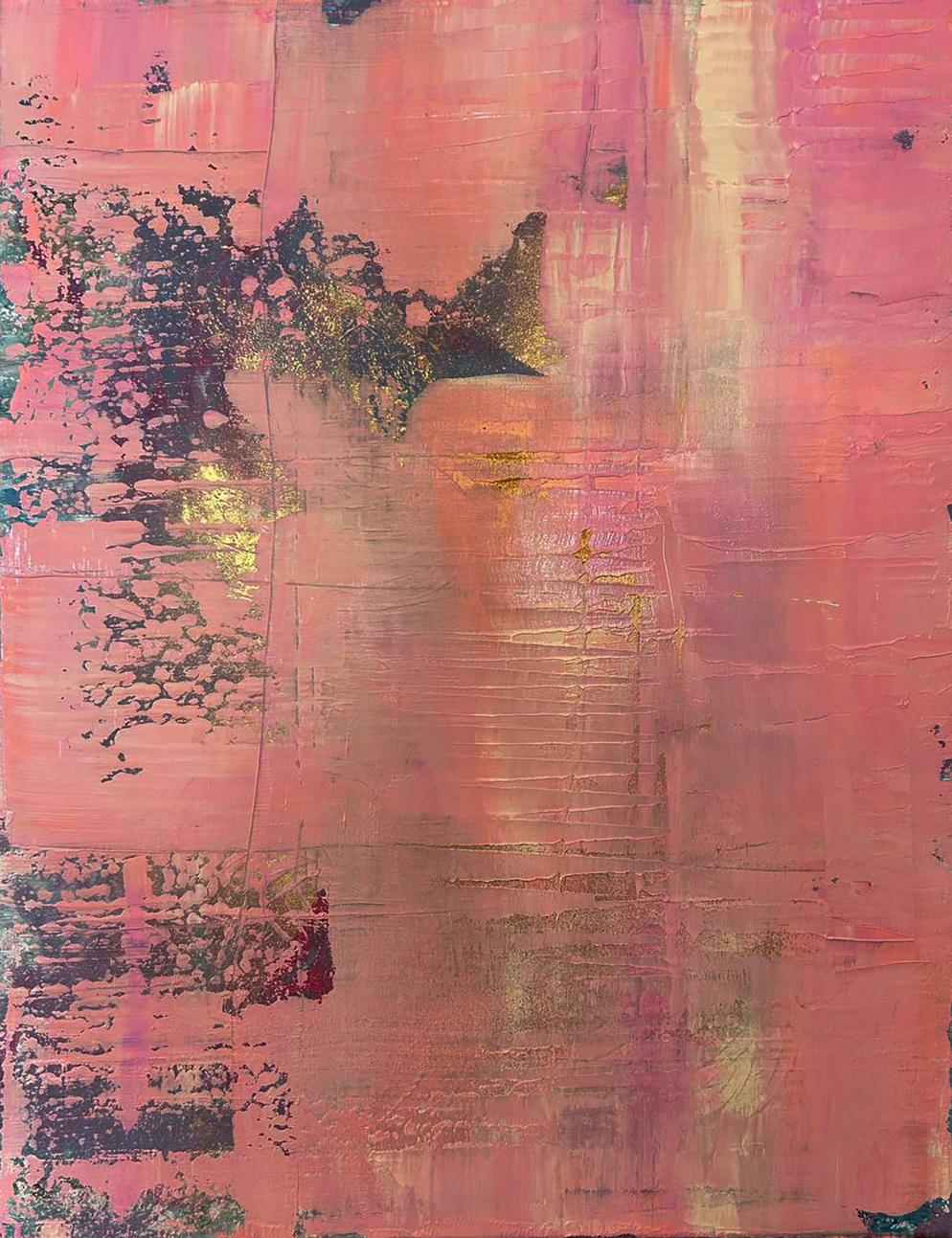 Acrylic painting Tenderness in my eyes Olga Melezhik