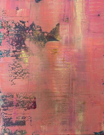 Acrylic painting Tenderness in my eyes Olga Melezhik