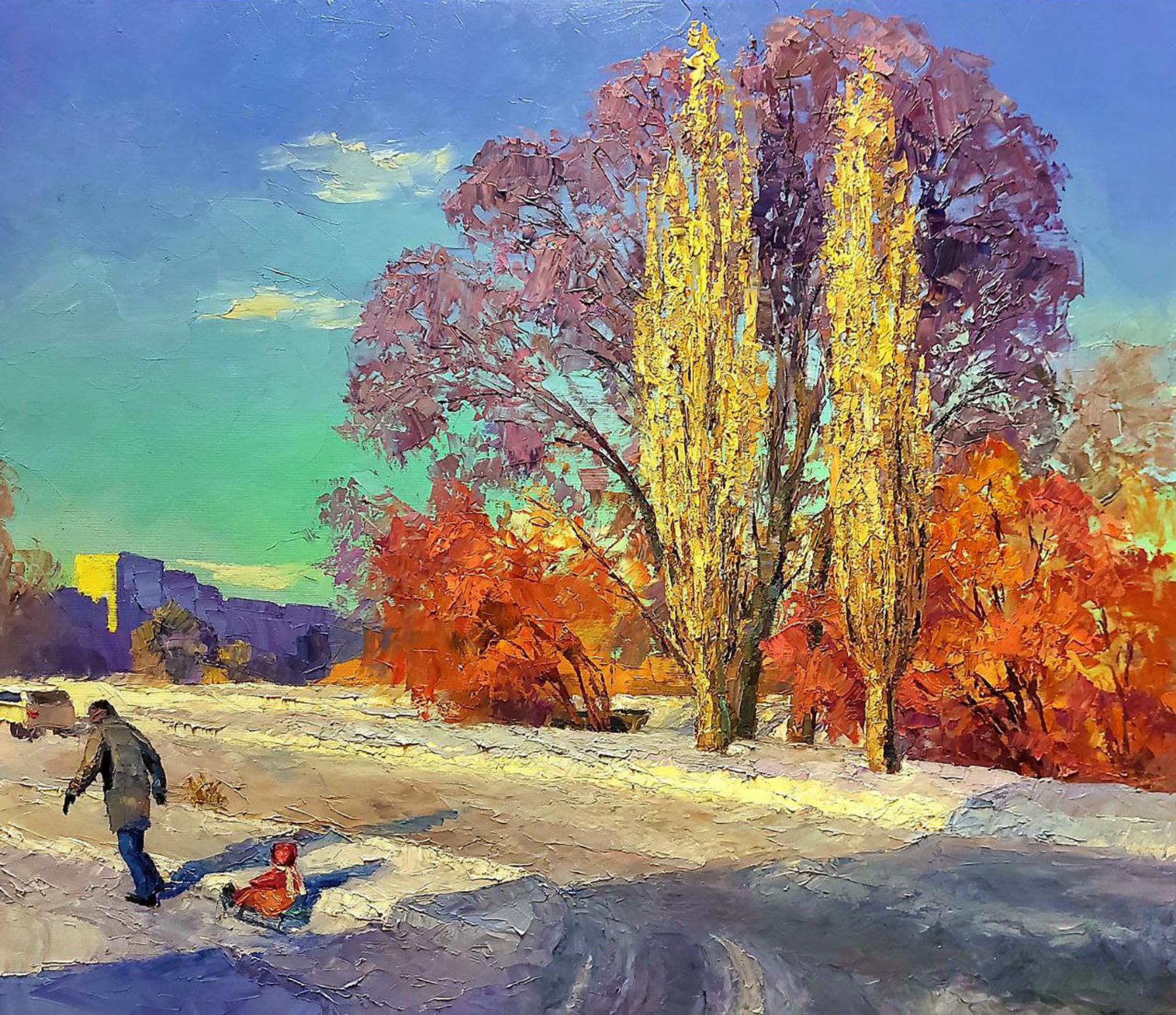 Oil painting Coldly Boris Serdyuk