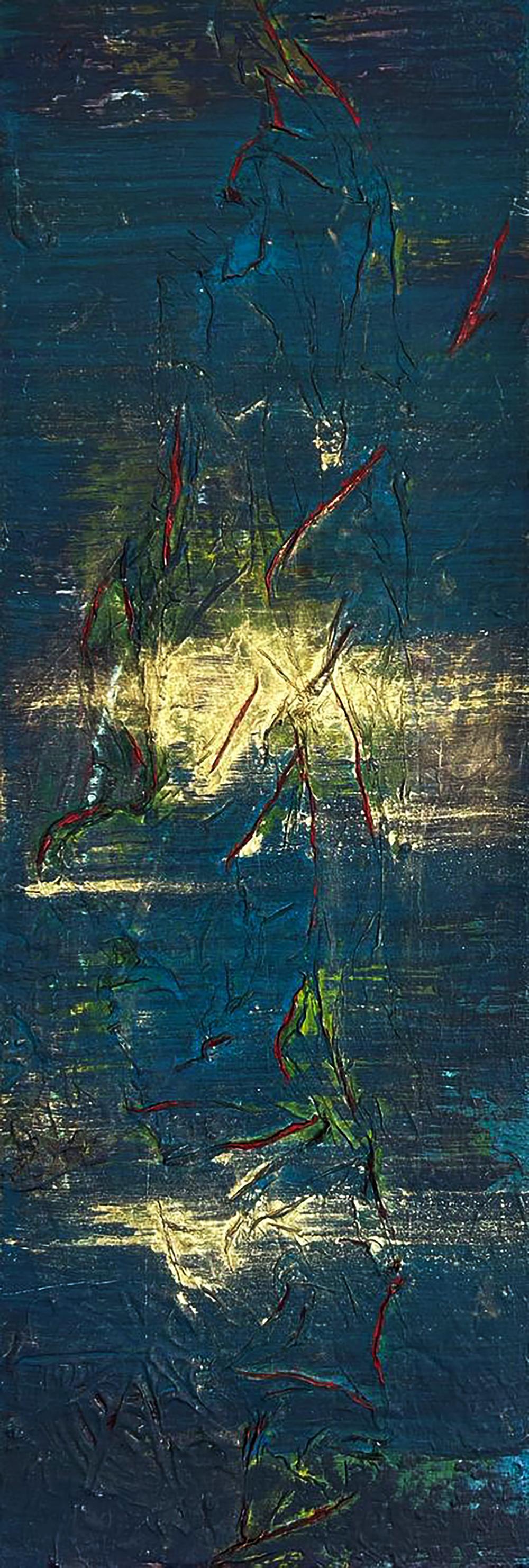 Acrylic painting Night adventure Olga Melezhik