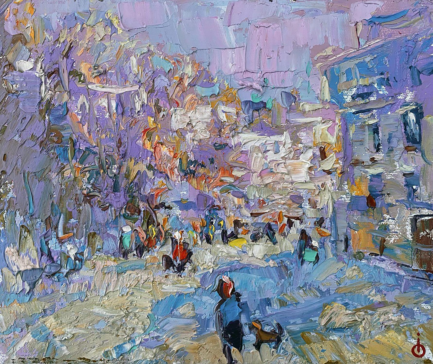 Oil painting Cityscape