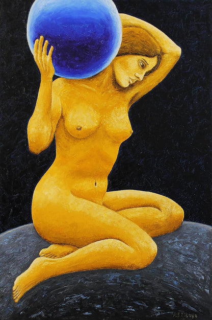 Oil painting Terra Andriy Klishyn