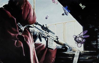 Oil painting Approaching danger Igor Konovalov