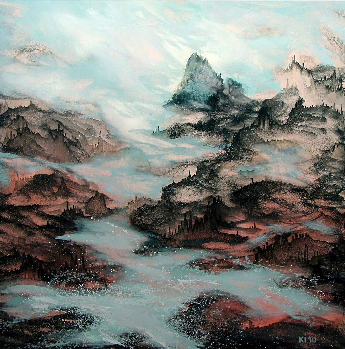 Oil painting Tibetan fog Igor Konovalov