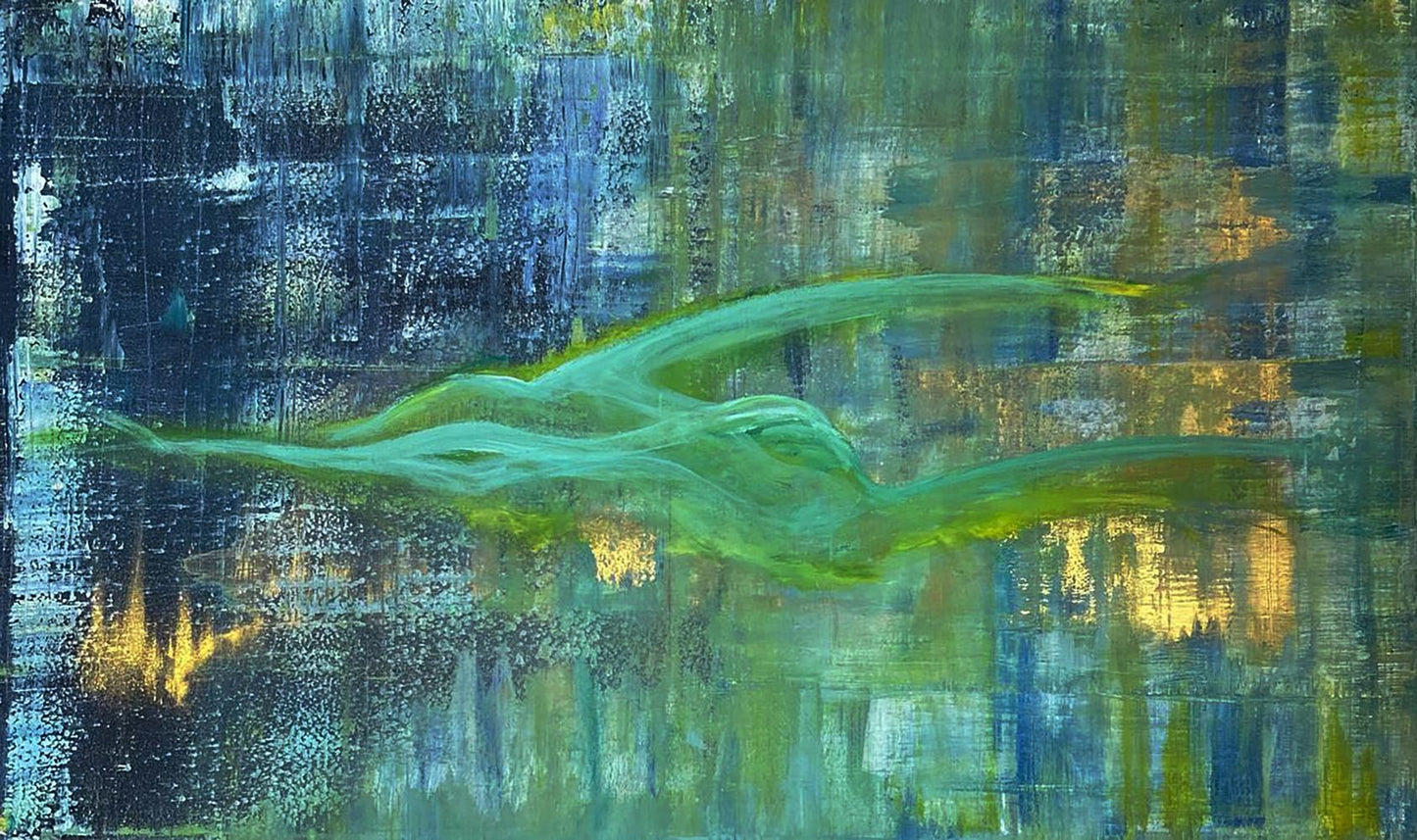 Acrylic painting Summer dream Olga Melezhik