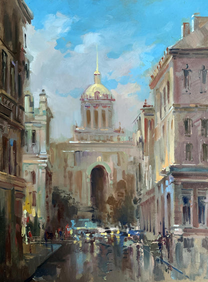 OIl painting City Hall Yuriy Suprunchuk