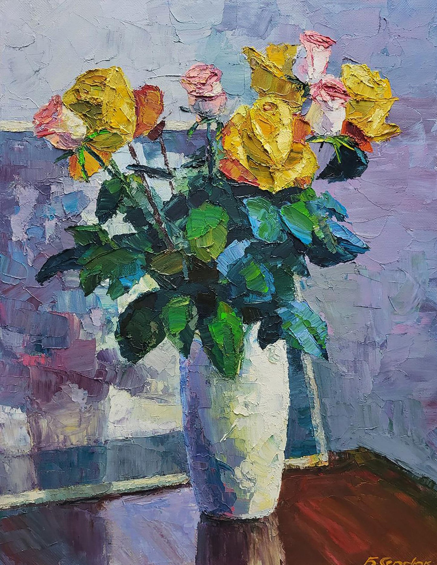 Oil painting Roses Boris Serdyuk