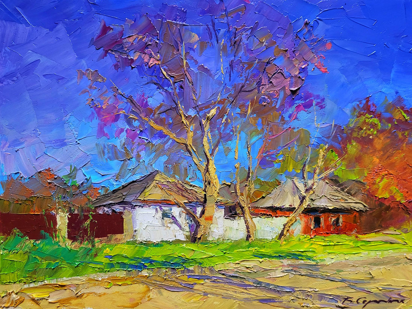 Oil painting Early spring Boris Serdyuk