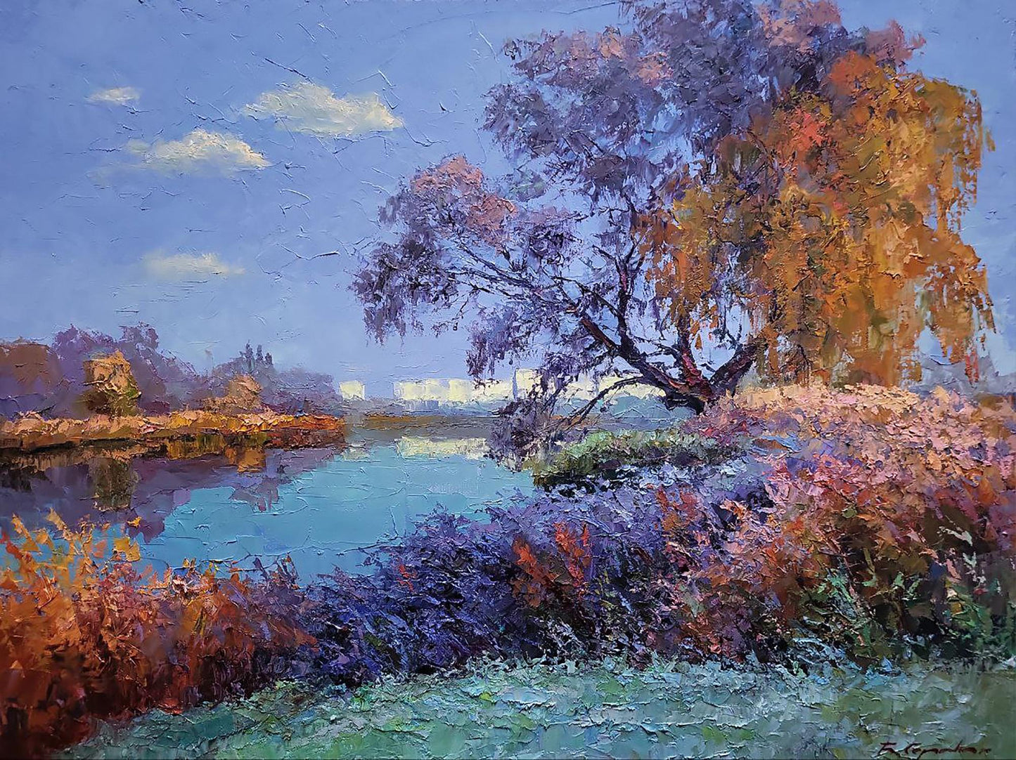 Oil painting Slight frost Boris Serdyuk