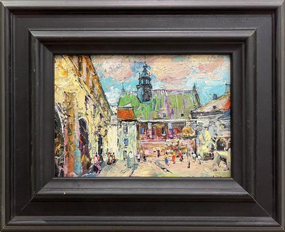 Oil painting City of Krakow Serhiy Rybak