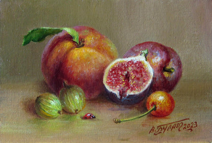 Oil painting Fruit still life Valeriy Bulat