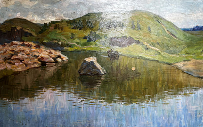 Oil painting Still water Boris Tal'ko