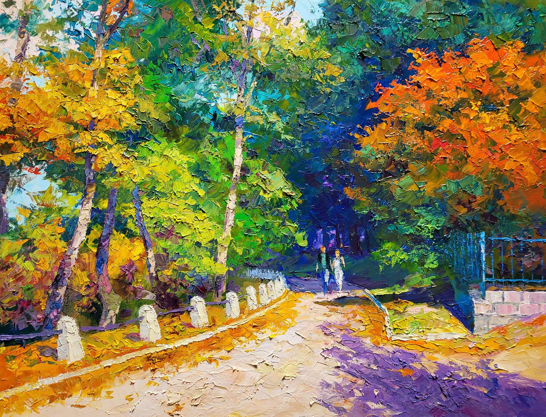 Oil painting Autumn harvest Boris Serdyuk