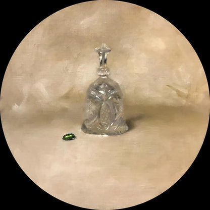Oil painting A jewel beetle on the table Annam Butt
