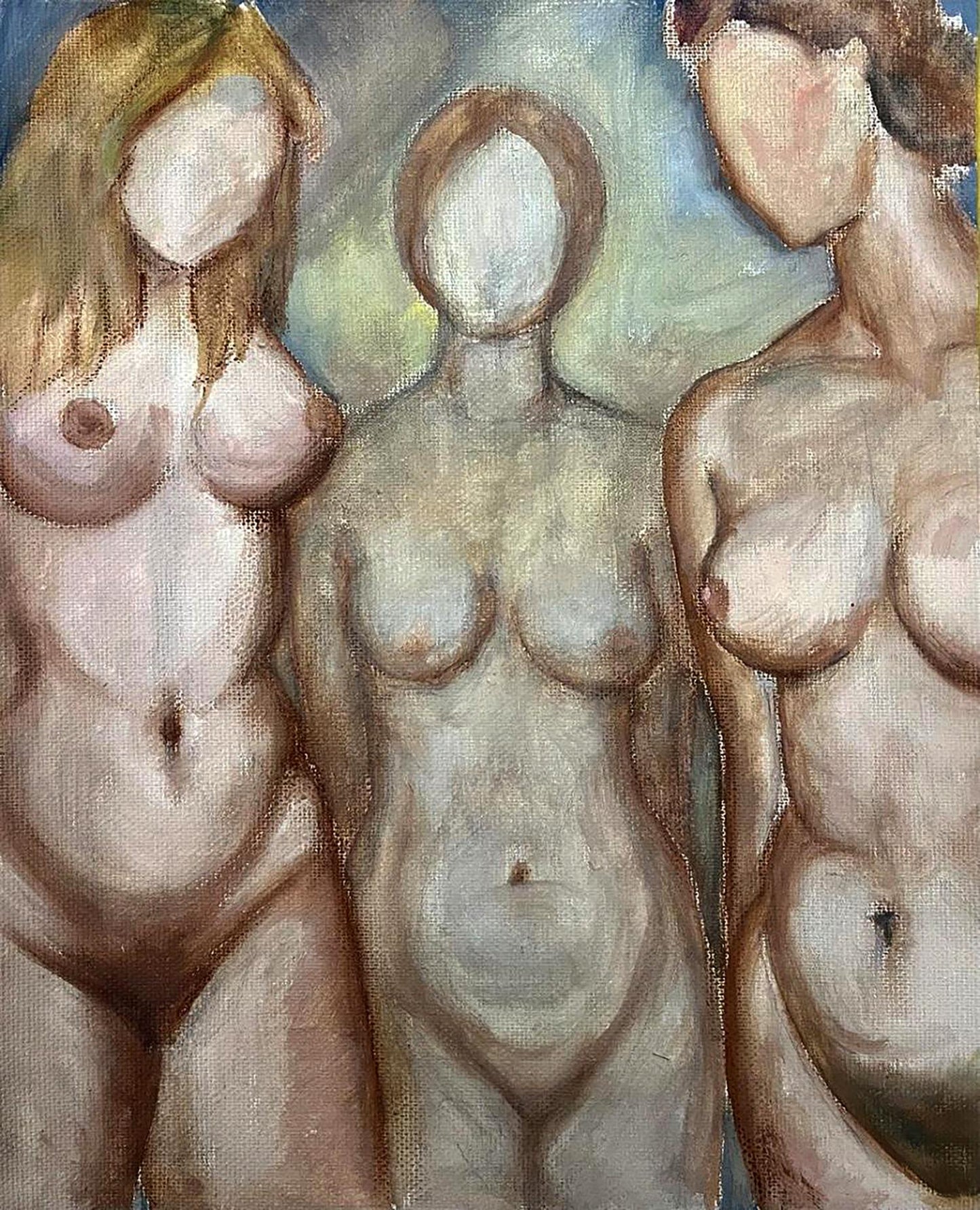 Oil painting Naked models Tatyana Nikolsk