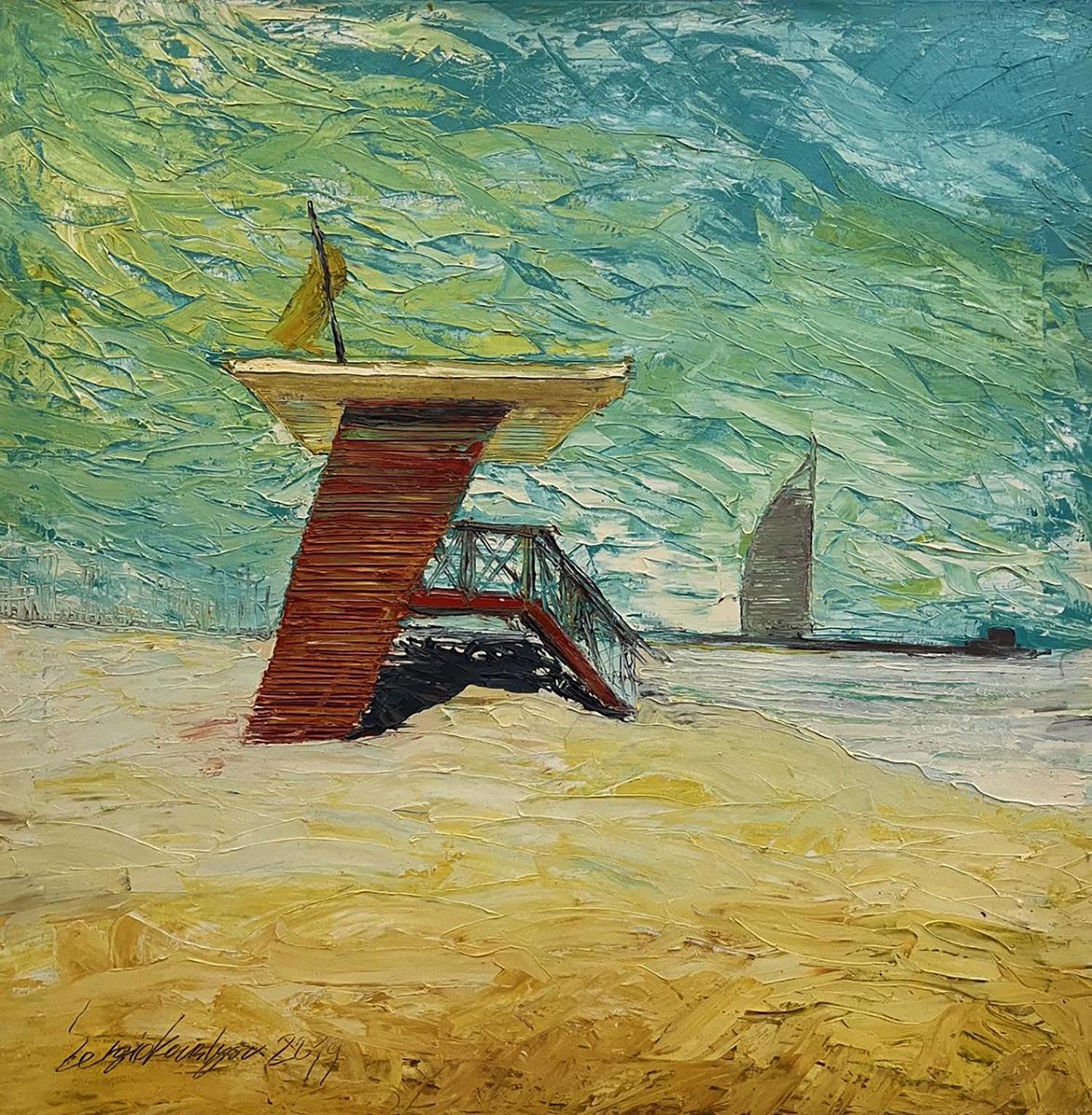 Oil painting Praia de golfo Serhiy Kovalev