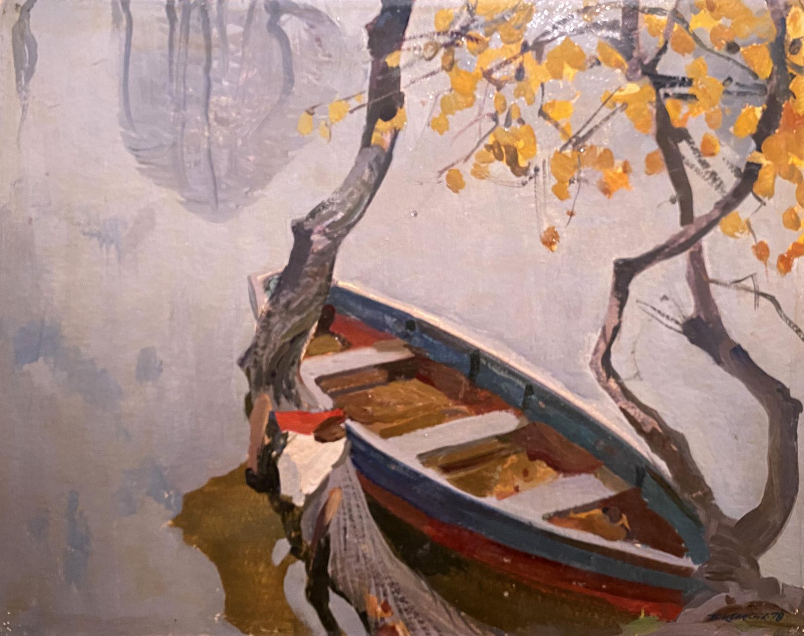 Oil painting Silence Boris Kolesnik