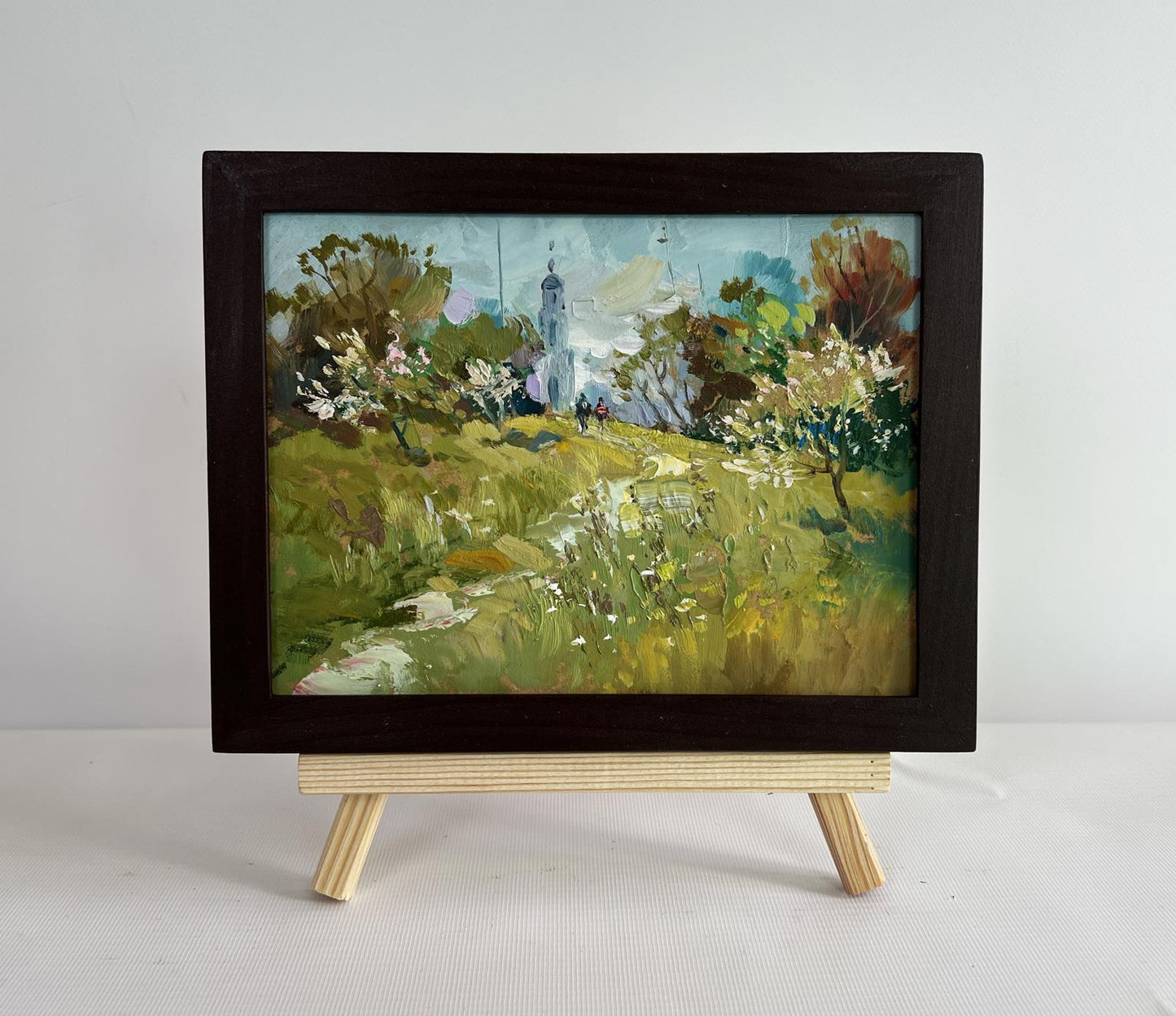 Oil painting The road to the church Yuriy Suprunchuk