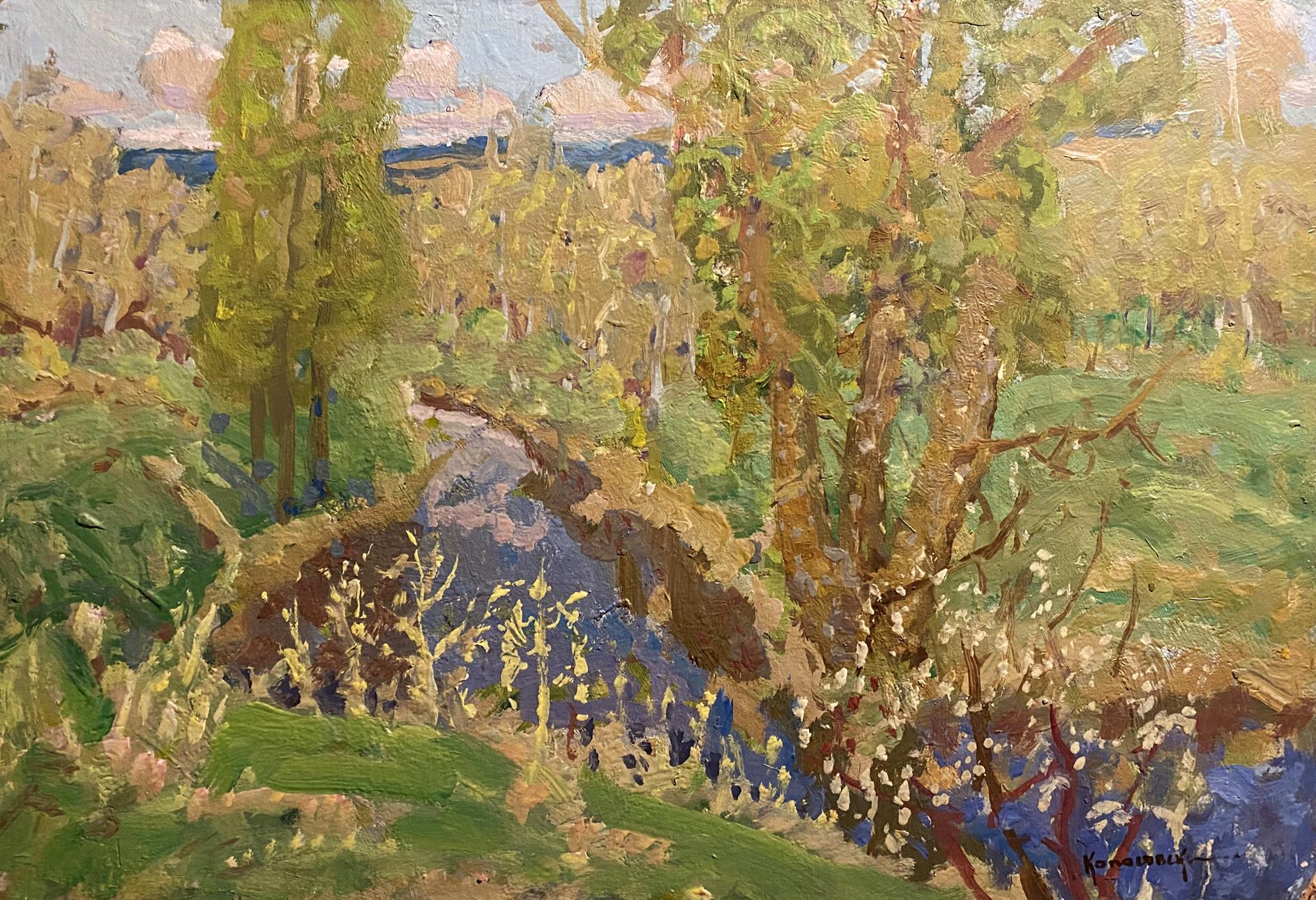 Oil painting April Georgy Kolosovsky