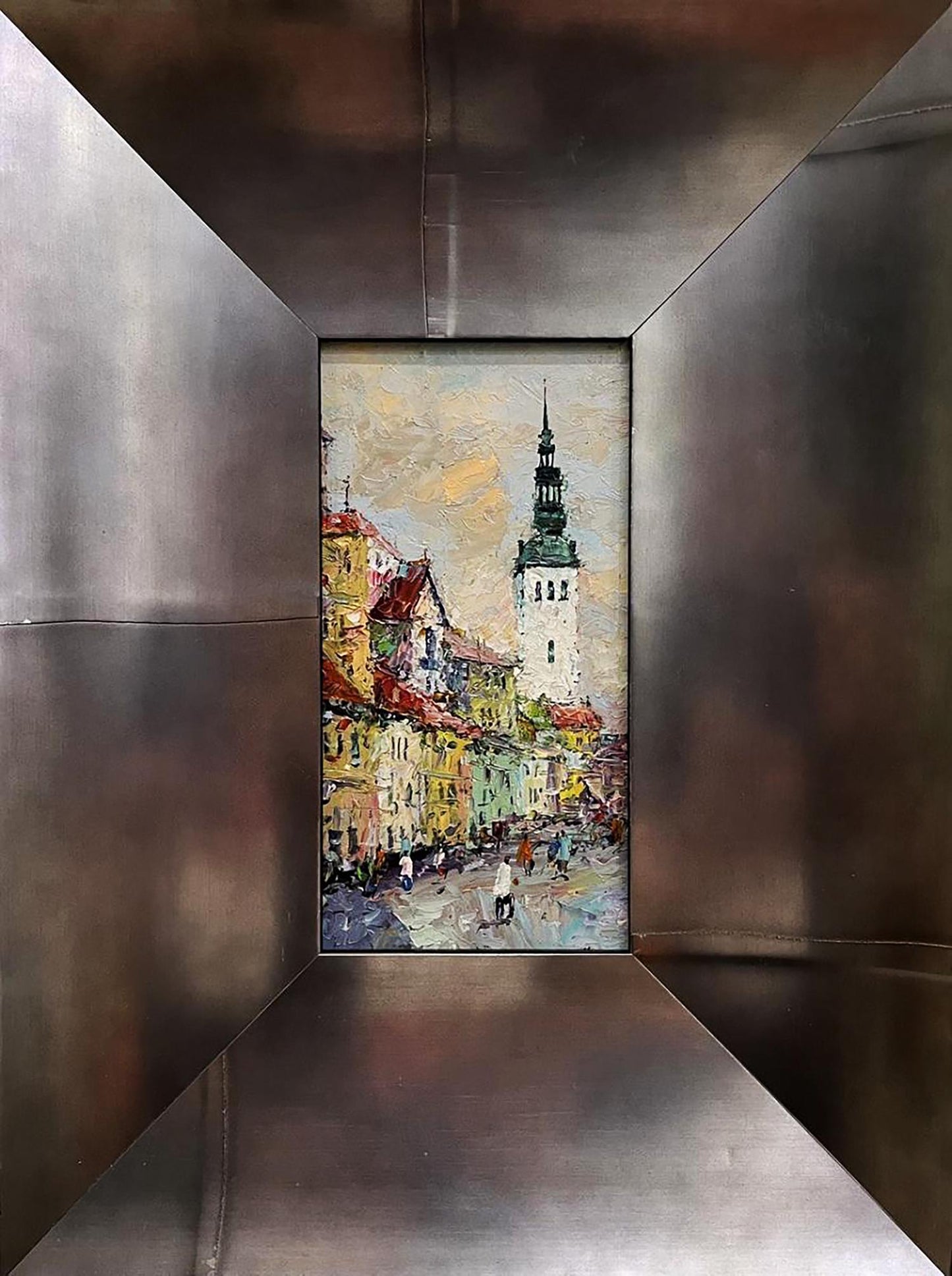 Oil painting Tallinn Serhiy Rybak