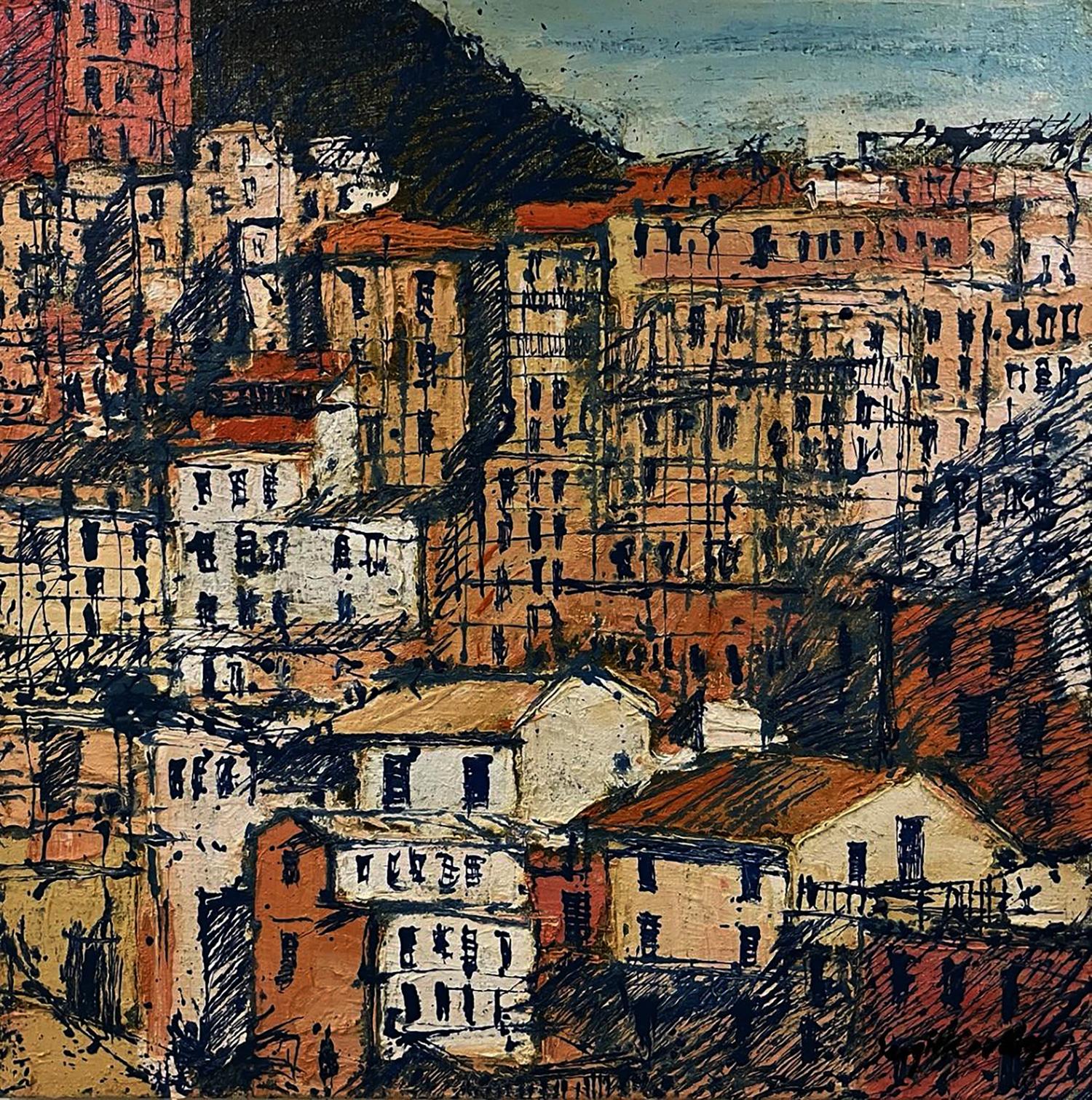 Oil painting Graphic of the City Serhiy Kovalev