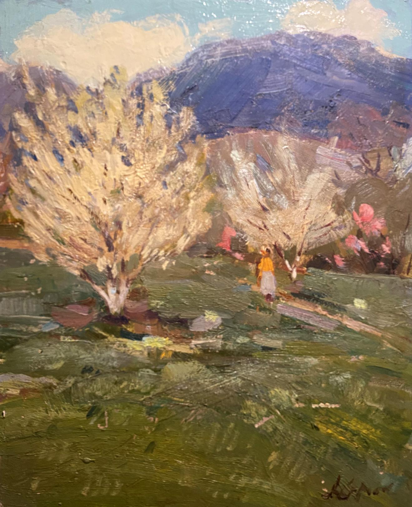 Oil painting Spring in Yalta Arkady Strelov