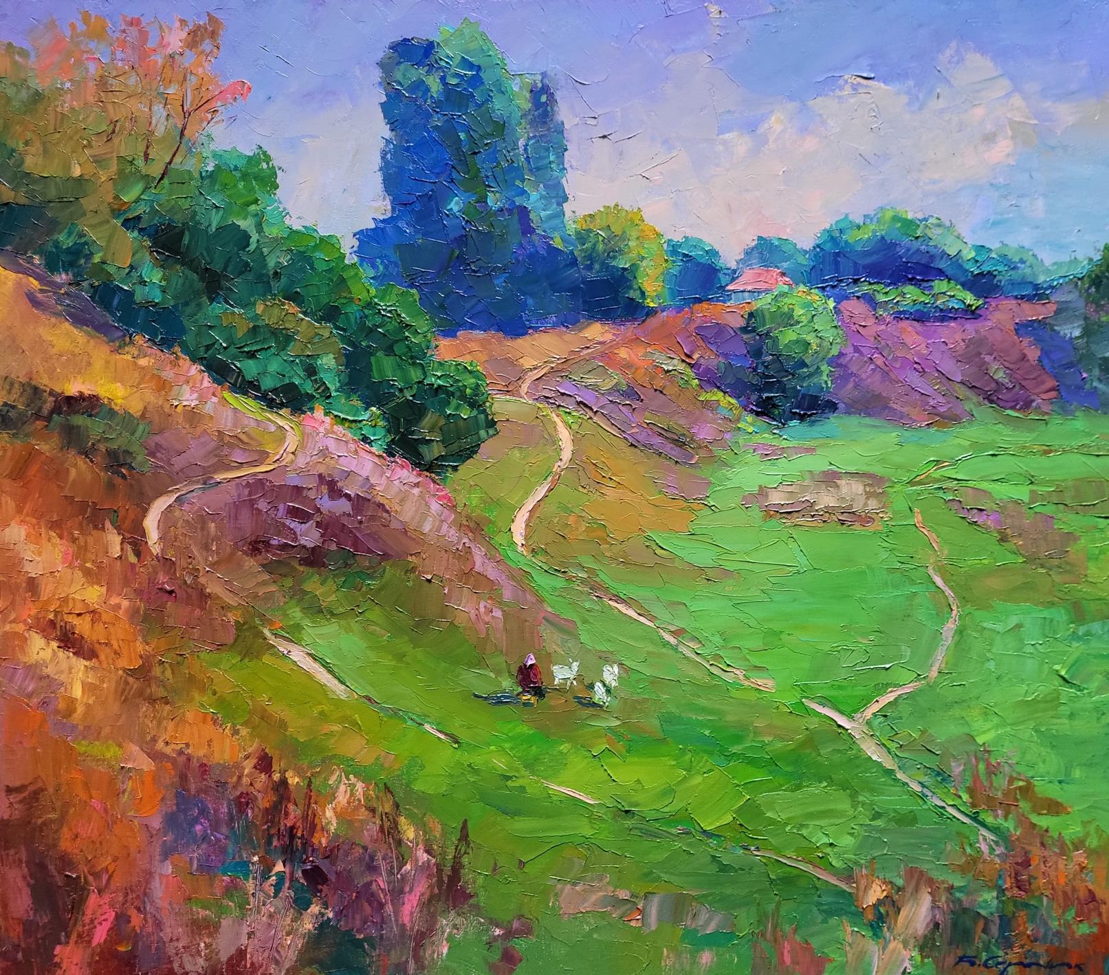 Oil painting Trails Boris Serdyuk