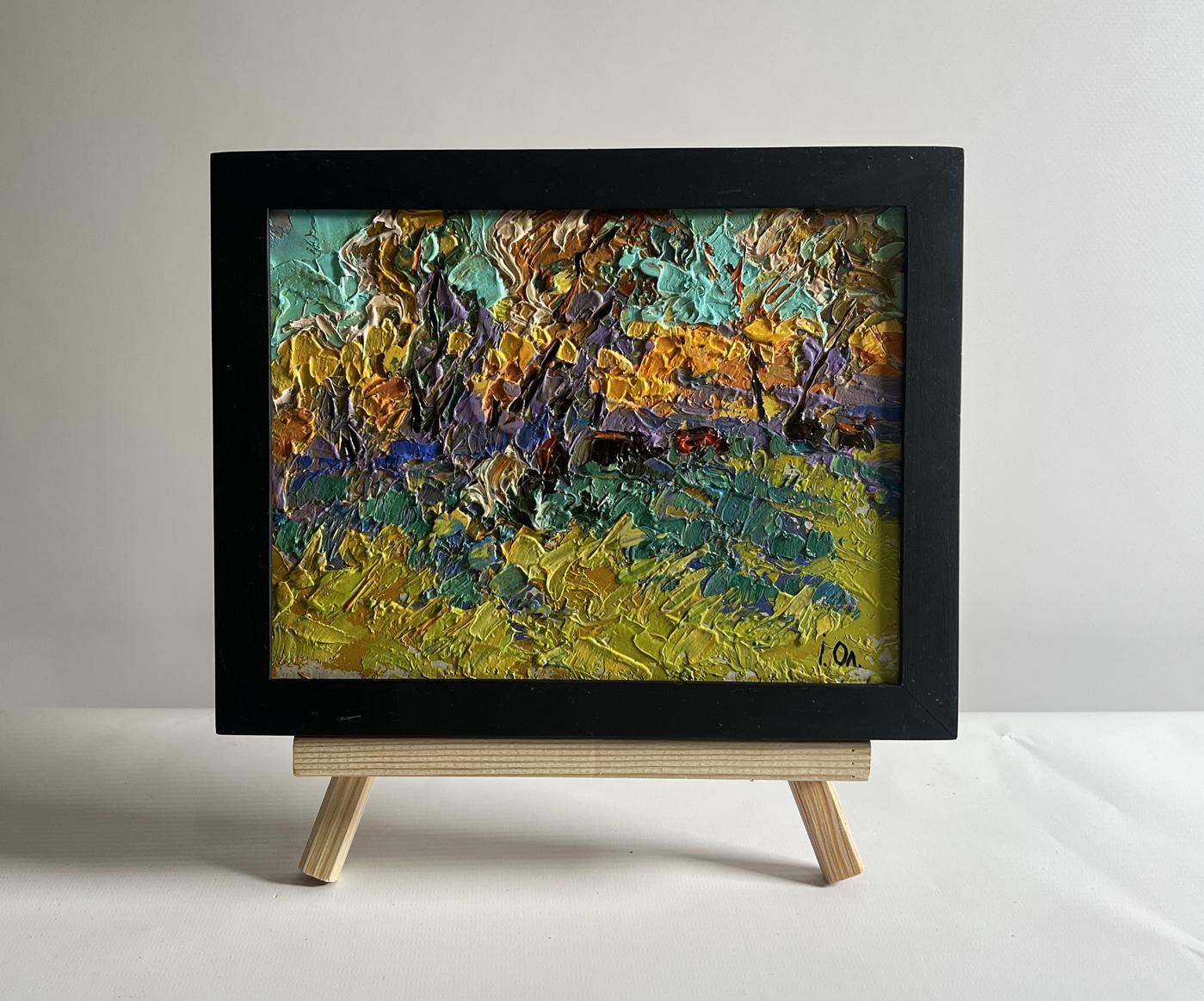 Oil painting A light breeze in the meadows Oleksiy Ivanyuk