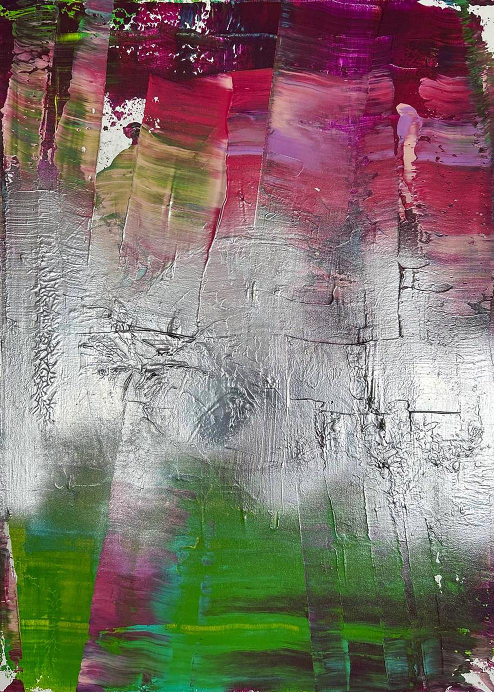 Acrylic painting Mirror of the Soul Olga Melezhik