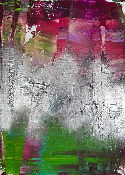 Acrylic painting Mirror of the Soul Olga Melezhik