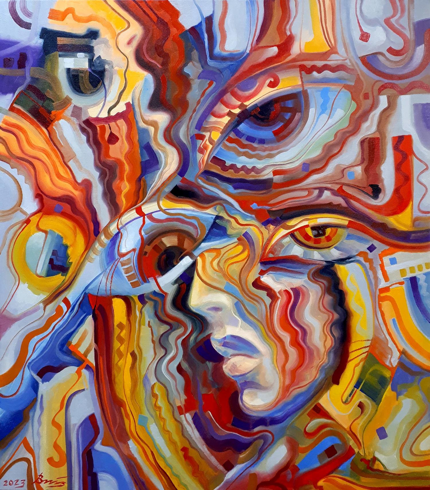 Oil painting Psychedelic Sergey Voichenko