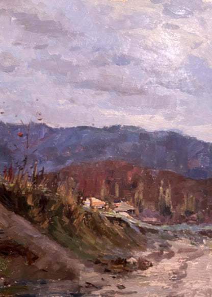 Oil painting Autumn in the mountains Boris Spornikov